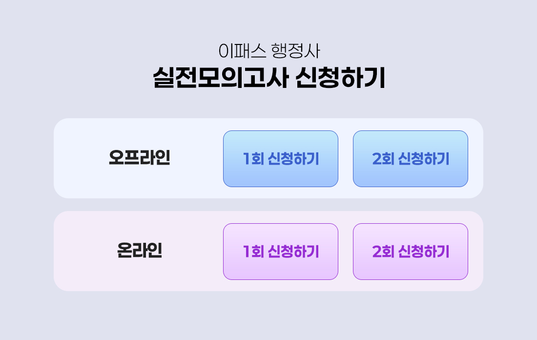 이패스행정사 실전모의고사 프로모션
